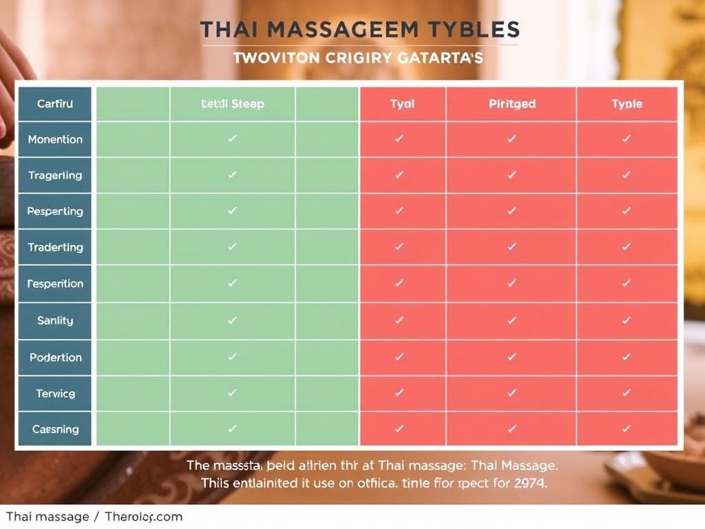 thai massage new jersey. Comparison Table — Thai Styles at a Glance